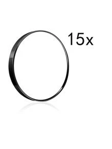 1pc 15x Magnifying Handheld Makeup Mirror, Ideal For Makeup Application And Blackhead Removal, Only Suitable For Partial Amplification,Cheap,Stocking Stuffers,Makeup,Makeup Tools,Cheap Stuff,Gifts,Gifts For Women,Christmas Gifts - Black - View 1