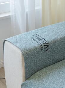 Simple Style Pet Dog & Cat Sofa Cover With Anti-slip Design, Furniture Protector For Living Room, Washable, Suitable For Single/double/three-seat Sofa, All Seasons, Green - Green - View 4