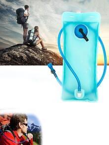 1pc 2L Water Bag Outdoor Tourism Sports Water Bag Folding Water Bag Cycling Drinking Water Bag - Blue - View 5