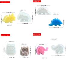 1pc Cartoon Animal Shaped Candle Mold - White - View 9