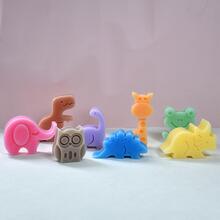 1pc Cartoon Animal Shaped Candle Mold - White - View 8
