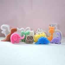 1pc Cartoon Animal Shaped Candle Mold - White - View 7