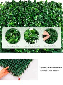 2pcs/Set Pe Material Garden Artificial Plant Wall For Sunscreen And Outdoor Decoration, Suitable For Wedding Decoration And Artificial Turf