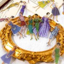 400pcs/Box Retro Figure Decorative Pet Stickers For Journaling Back To School - Multicolor - View 6