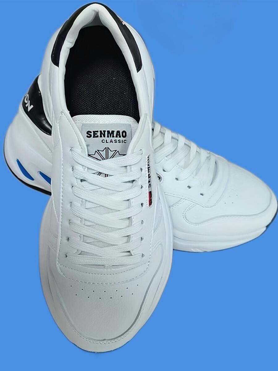 最新男士運動鞋、高爾夫球鞋、戶外休閒公路跑鞋、登山鞋 - 黑與白 - 查看 1