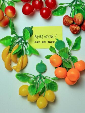 6pcs Fruit Shaped Fridge Magnet Sticker Best Gifts Birthday Graduation Kitchen Decor