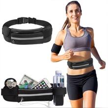 黑色腰包耳機洞細節防水