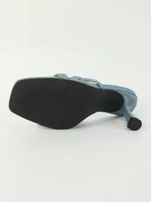 彈簧夏天時尚甜美風和個性化高跟涼鞋帶魚嘴