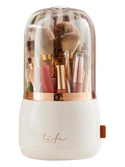 1 قطعة ABS صندوق تخزين المكياج ، الشمال إلكتروني الجرافيك تدوير الغبار واقية صندوق تخزين مستحضرات التجميل لغرفة النوم والحمام