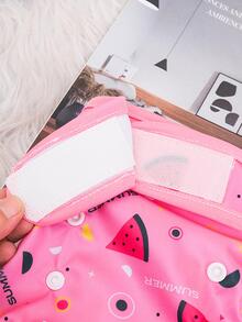 寵物生理褲帶鈕扣閉合,合適的適用於絨毛&貴賓犬 - 粉色 - 查看 5