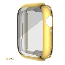 Nam Nữ Vàng Thời Trang Ốp Đồng Hồ TPU 38/40/42/44Mm, Tương Thích Với Đồng Hồ Apple SE/8/7/6/5/4/3/2/1 - Vàng - Xem 2