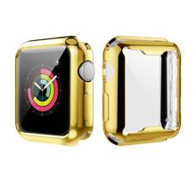Nam Nữ Vàng Thời Trang Ốp Đồng Hồ TPU 38/40/42/44Mm, Tương Thích Với Đồng Hồ Apple SE/8/7/6/5/4/3/2/1 - Vàng - Xem 4