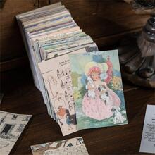 YUXIAN 1 hộp Vintage Chất Liệu Miếng Dán Bộ Sưu Tập Cho Sổ Lưu Niệm, Tạp Chí Trang Trí Niêm Phong Miếng Dán - Nhiều màu - Xem 6