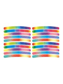 20入組彩虹反光條適用於車輪 - 彩色 - 查看 2