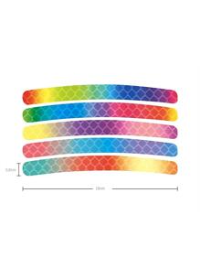 20入組彩虹反光條適用於車輪 - 彩色 - 查看 5