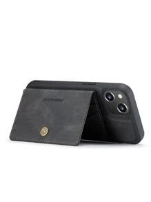 PU Wallet Phone Case,International Version, Not The Domestic Version - Black - View 4