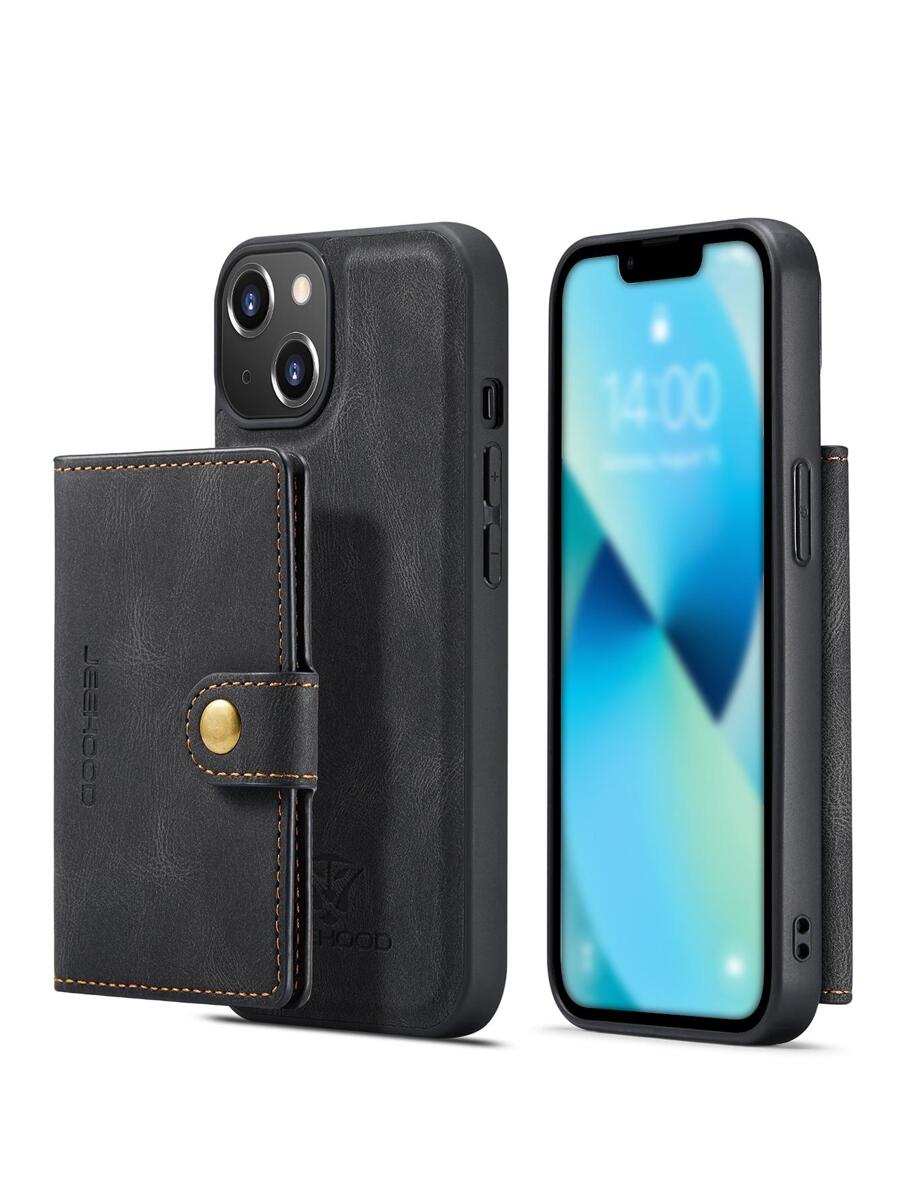 PU Wallet Phone Case,International Version, Not The Domestic Version - Black - View 1