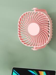 Quạt cắm bàn/để bàn/treo tường Màu hồng - Hồng - Xem 5