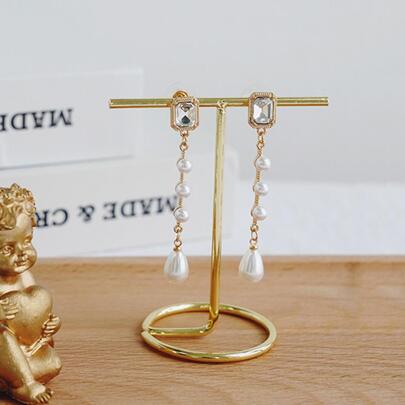 1入組不銹鋼首飾收納架,現代素色珠寶塔