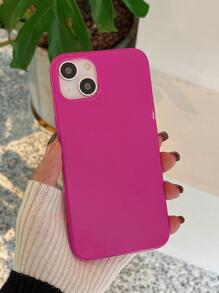 1 Ốp lưng điện thoại thạch màu kẹo bóng cổ điển tương thích với Apple 16 Pro Max, 16E, 14/13, 12, 11 Pro Max, XS Max, X, XR, 8, 7, 6S, Plus, Mini và Galaxy A13 5G, S21 FE 5G, A15, A21S, A34, A12, S21, S25, v.v. Ốp lưng điện thoại chống sốc, thích hợp làm quà tặng sinh nhật, tặng bạn gái, bạn trai hoặc sử dụng cá nhân - Màu Hồng Tươi - Xem 3