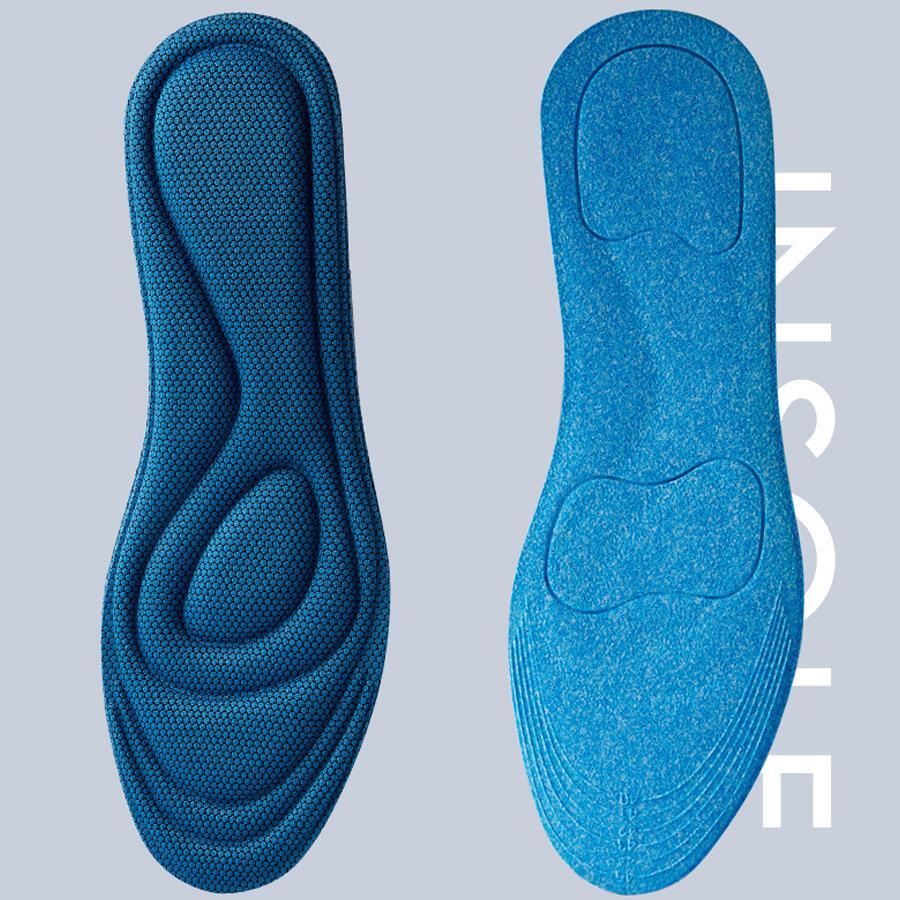 運動鞋墊抗菌防異味高彈力減震吸汗透氣 - 藍色 - 查看 1
