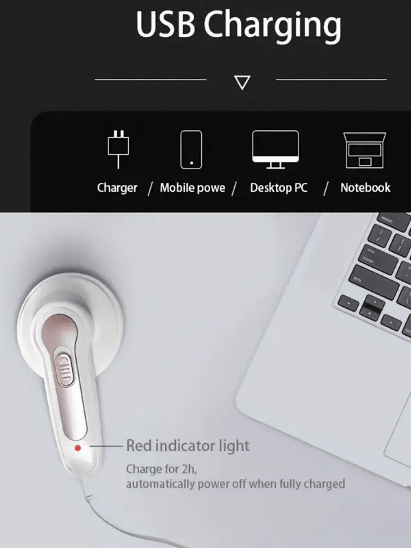 1pc Plastic Lint Remover, Modernist Electric Easy Remove Fuzz Electric