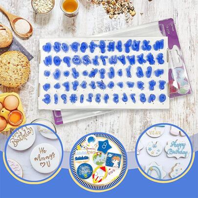 66入組數字設計餅乾模型切割刀