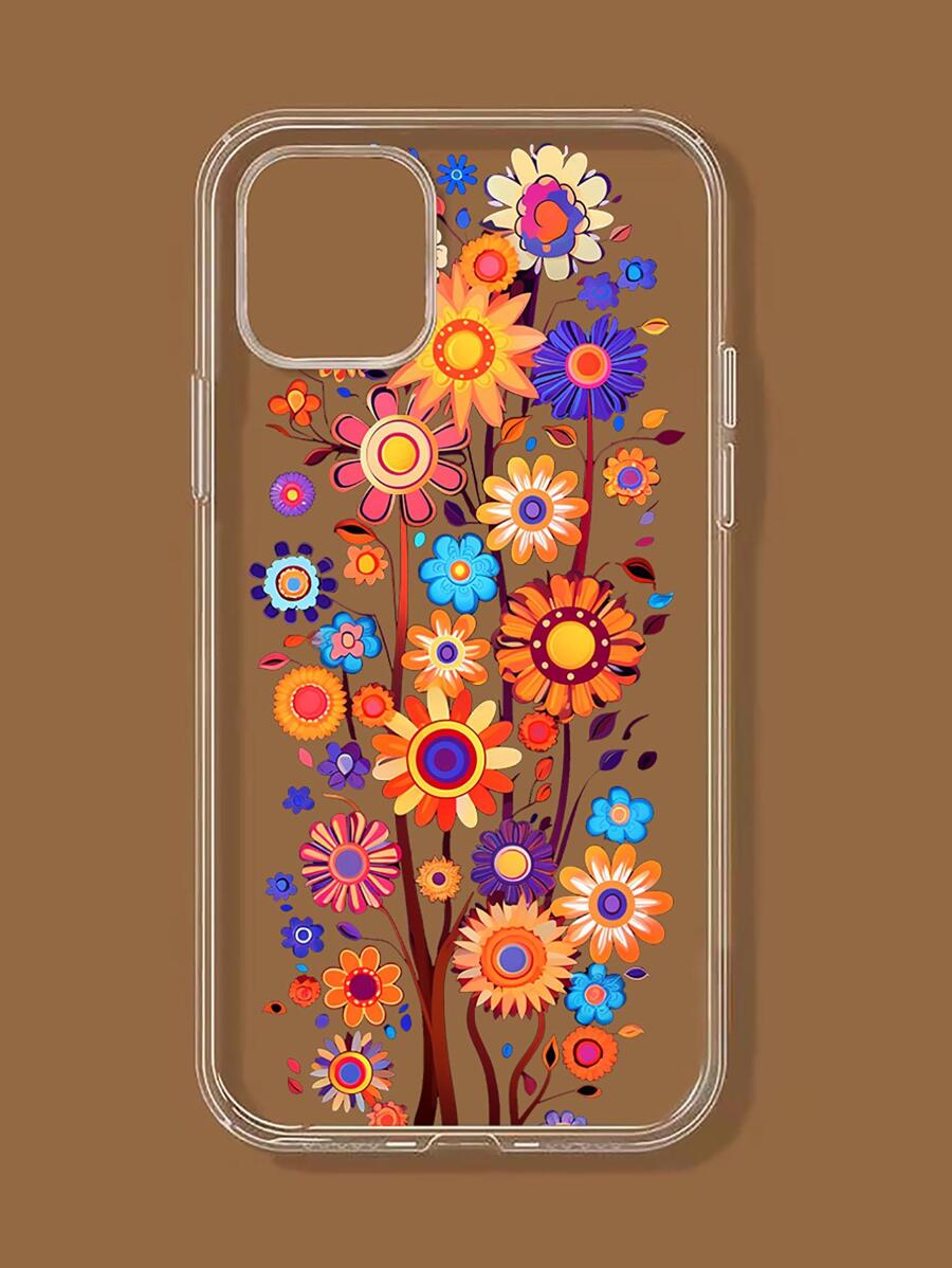 Etui na telefon w kwiaty - Wielokolorowe - Zobacz 1