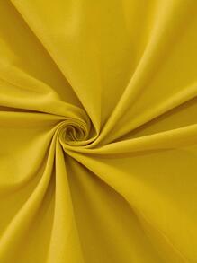 2 Vỏ gối màu trơn thân thiện với da (Không bao gồm lõi gối), có thể giặt bằng máy - Màu vàng - Xem 5