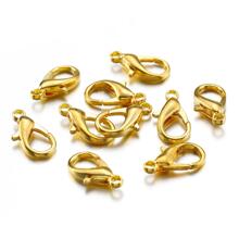 WGRXIRANYKM 20Pcs/Lot Lobster Clasp 40Pcs/Lot Jump Rings For Bracelet Necklace Chains DIY Jewelry Making Findings Supplies - Golden - View 2