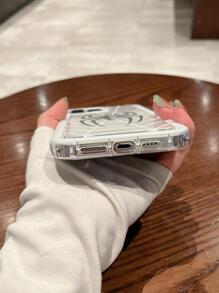 1 件万圣节蜘蛛绘画图案厚透明防摔 TPU 手机壳适用于 16/16pro/16plus/16promax/7/8/7plus/8plus/X/Xs/Xr/Xsmax/11/11pro/11promax/12/12pro/12promax/13/13pro/13promax/14/14pro/14plus/14promax/15/15pro/15plus/15promax 防水防震防刮 - 黑與白 - 查看 3