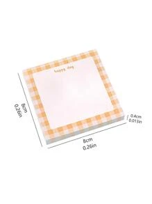 4入組格紋圖案便利貼 - 彩色 - 查看 5