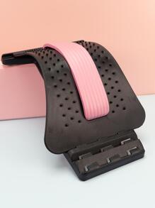 Back Stretcher Board For Lower Back Pain Relief, 3-level Adjustable Lumbar Support Device, Back Cracking Massager For Scoliosis, Spine Decompression, Upper & Lower Back Support Equipment - Pink - View 3