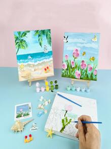 1入組素色藝術板 - 白色 - 查看 3