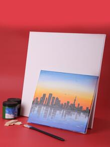 1入組素色藝術板 - 白色 - 查看 5