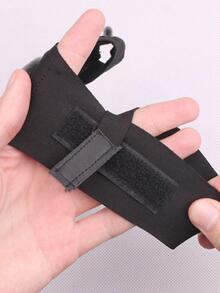 1pair Luminous Fishing Gloves - Black - View 6