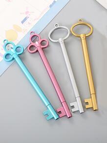 4pcs Key Design Gel Pen - Multicolor - View 1