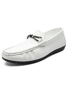 白色休閒樂福鞋 - 白色 - 查看 2