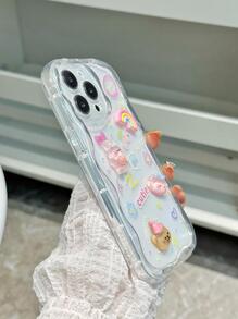 Bunny Rainbow Summer Rabbit Decor Anti-Fall Phone Case Compatible With IPhone 15/15Pro/15Plus/15Promax - Multicolor - View 4