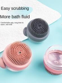 1入組矽膠寵物洗澡刷 - 綠色 - 查看 7