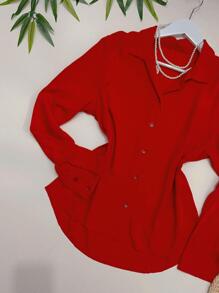 Women Blouses - Rojo - Ver 2