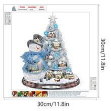 Snowman & Tree DIY Diamond Painting - Multicolor - View 3