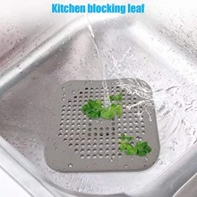 方形排水除毛器帶吸盤式,頭髮過濾器,水水槽防溢出,浴缸&淋浴排水易安裝,合適的適用於浴室,浴缸,廚房 - 白色 - 查看 7