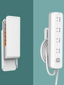 Giá đỡ dải điện treo tường 1pc - trắng - Xem 1