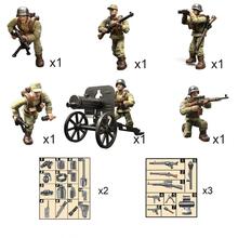 Mini Soldiers Action Figure, Model Building Kit Construction Toy With Multiple Accessories (random Color) - Multicolor - View 3