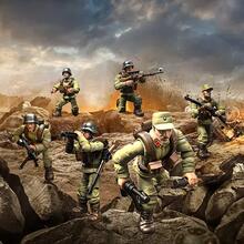 Mini Soldiers Action Figure, Model Building Kit Construction Toy With Multiple Accessories (random Color) - Multicolor - View 5