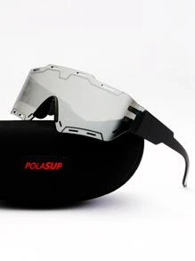 男士平頂防風太陽鏡 - 彩色 - 查看 1