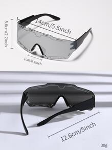 男士平頂防風太陽鏡 - 彩色 - 查看 6