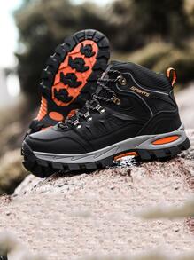 新款春夏戶外登山鞋適合男士,舒服,耐用,抗打滑,低切,合適適用於遠足,跑步,ETC. - 黑色 - 查看 1