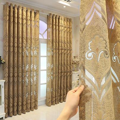 1pc Jacquard Hollow Curtain